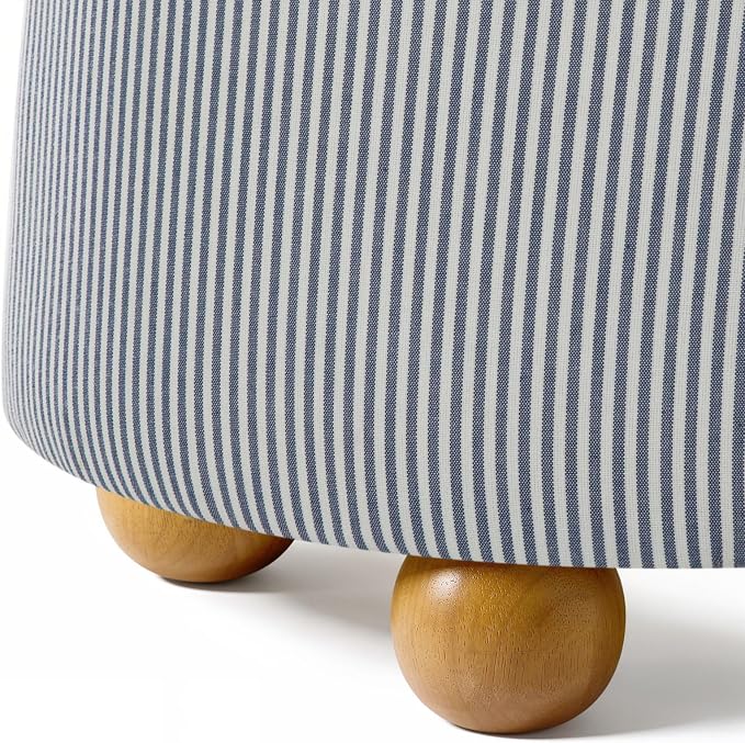 Tapered Round - Navy & White