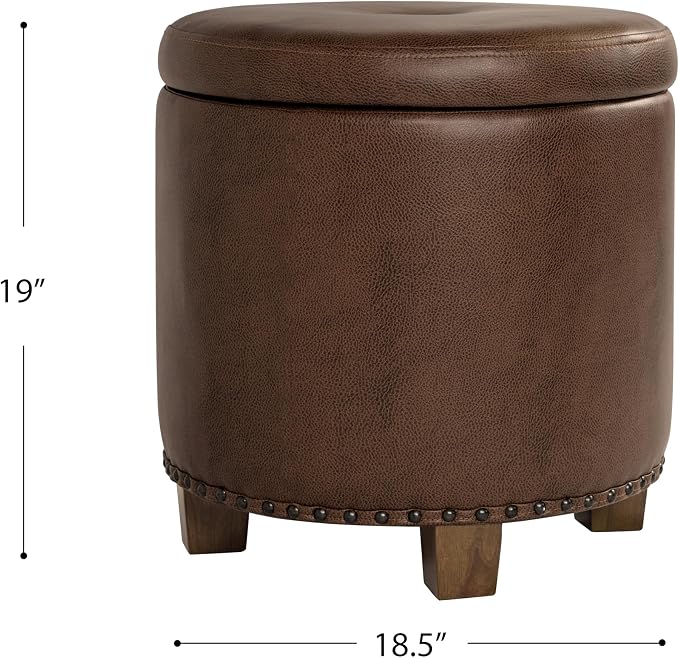 Brown Faux Leather
