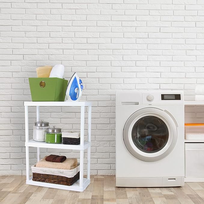 3 Shelf - White