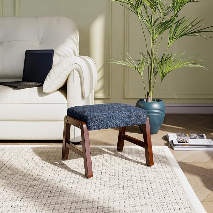 Fabric Blue and Brown