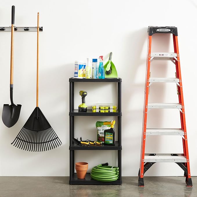 4 Shelf - Black