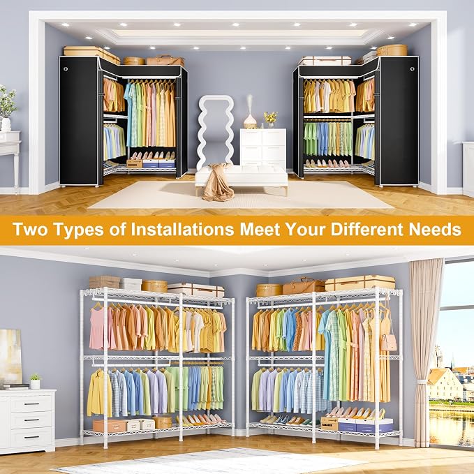 White Rack with Black Cover