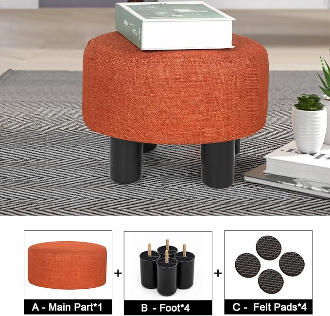 Round, Orange