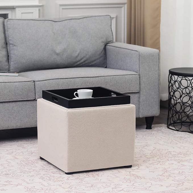 Beige With Tray