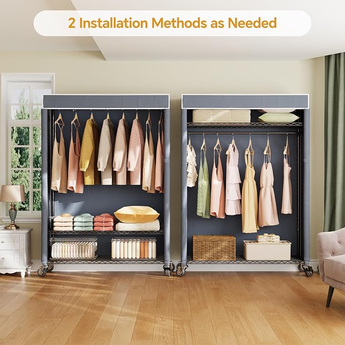 Black Rack with Grey Cover