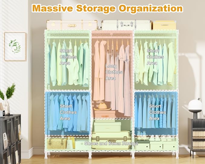 White Rack With White Cover