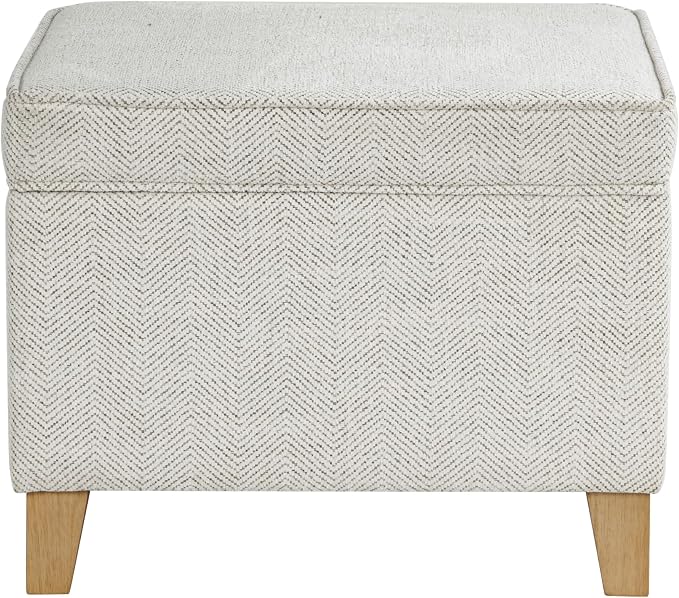 Cream Chevron Woven