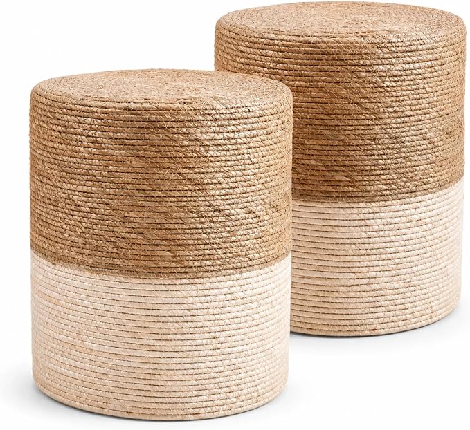 2pcs 14inch Natural Cattail-beige