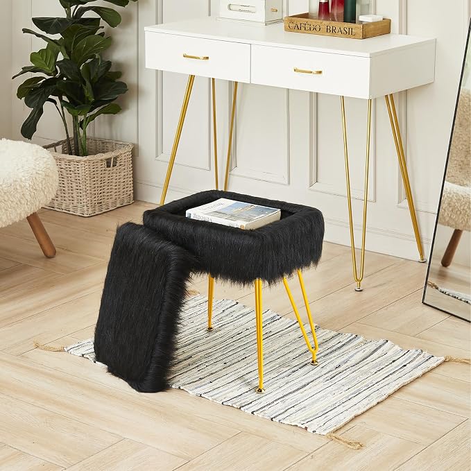 Rectangular-black/Golden