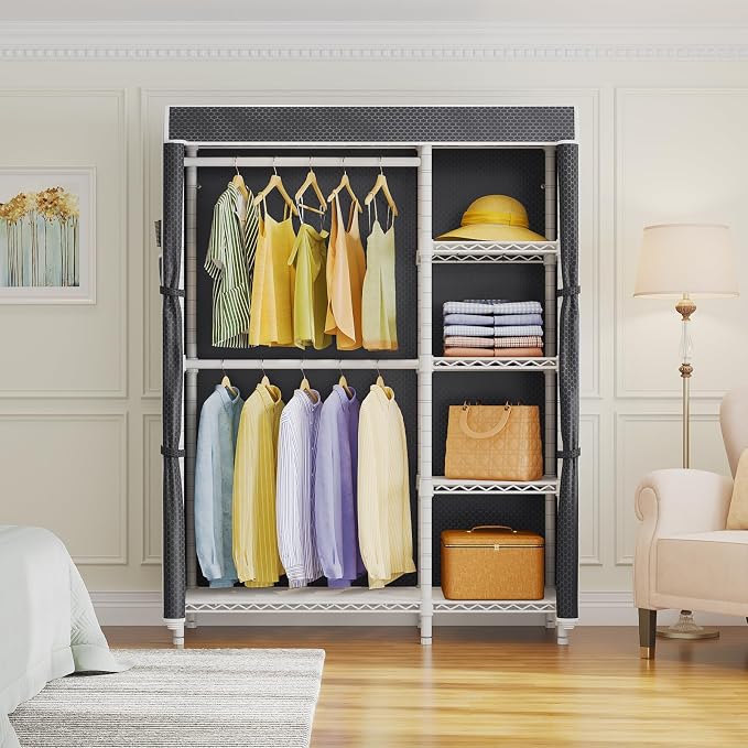 White Rack with Black Upgraded Cover