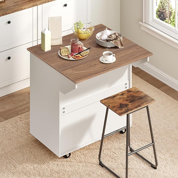 White and Walnut