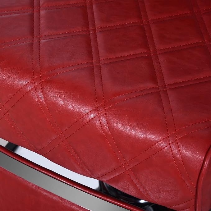 Red With Red Stitches
