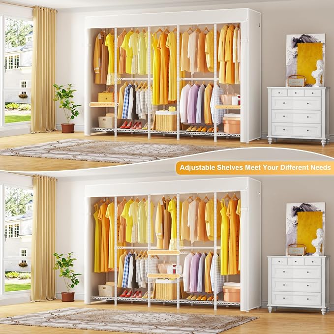 White Rack with White Cover