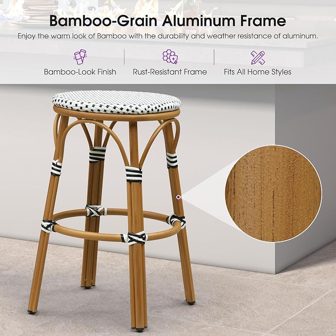 White (Bamboo Finish)