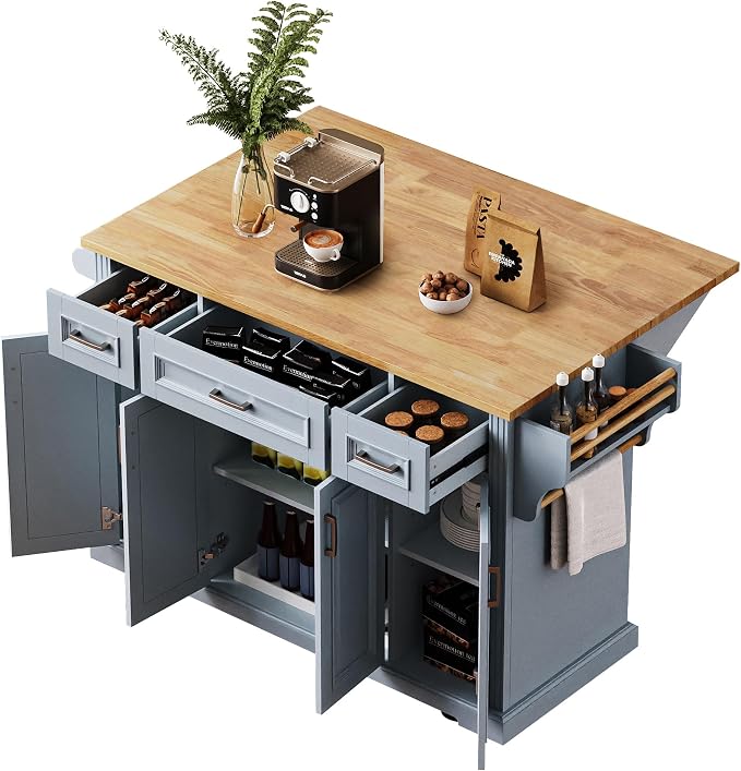 Grey Blue Vintage Farmhouse