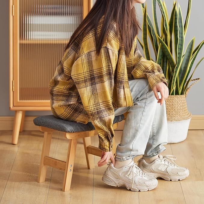 Natural Legs - Gray Stool Surface
