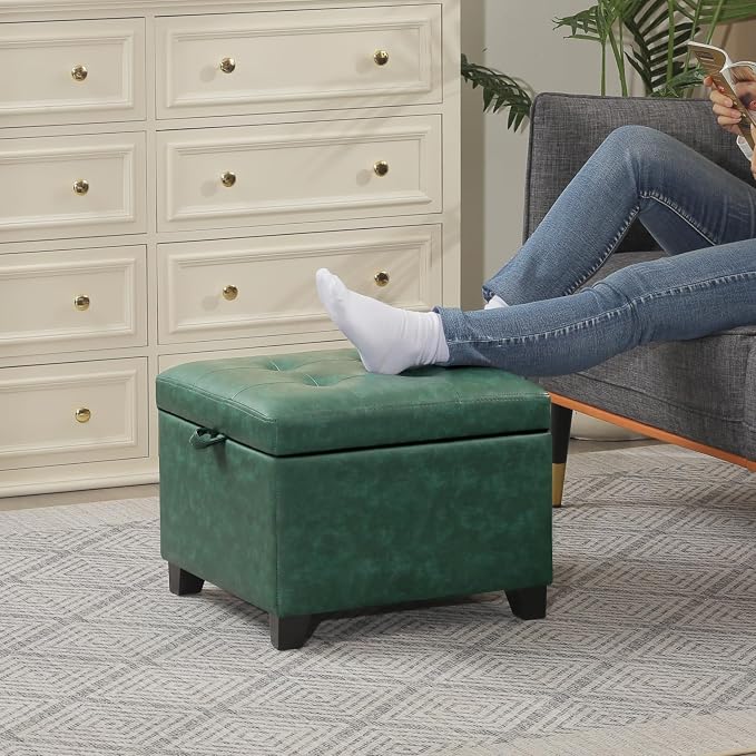 Style3 Green Faux Leather