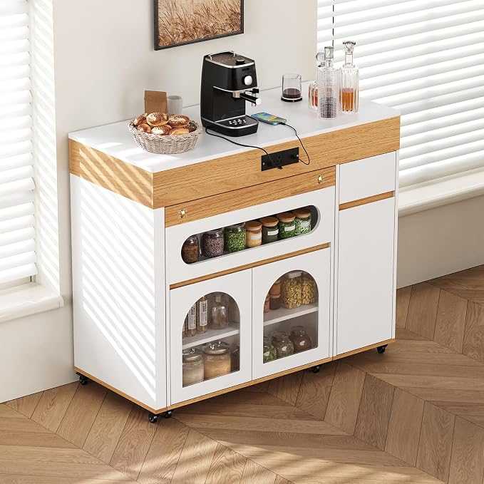 Creamy White + Walnut