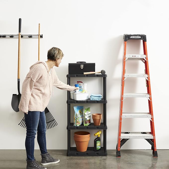 4 Shelf - Black