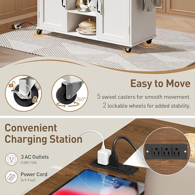 White + Walnut