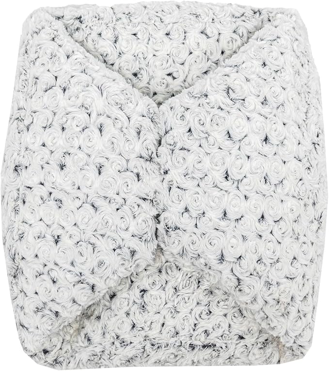 Snow Gray Pouf Cover No Filler
