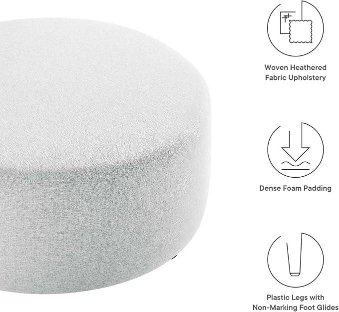 Heathered Weave Light Gray