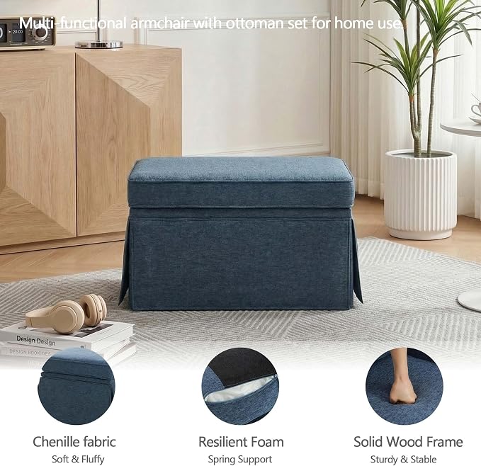 Chenille Navy
