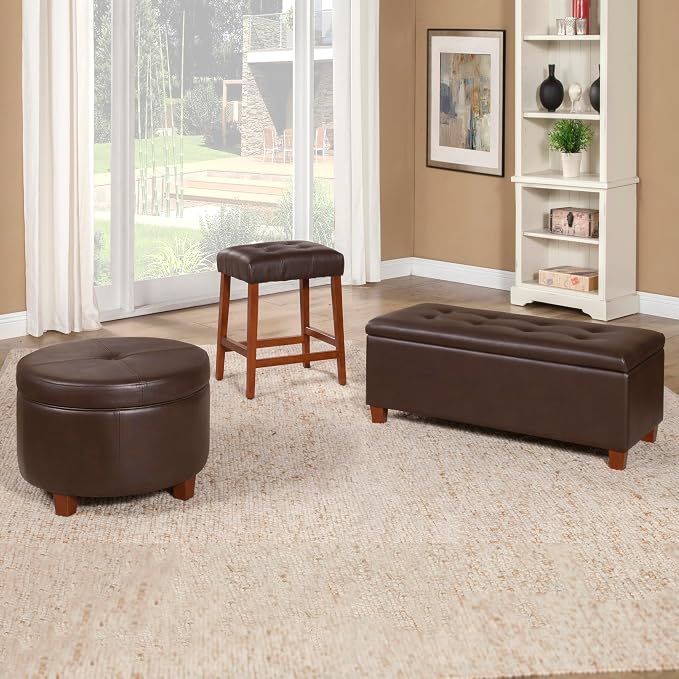 Brown Faux Leather