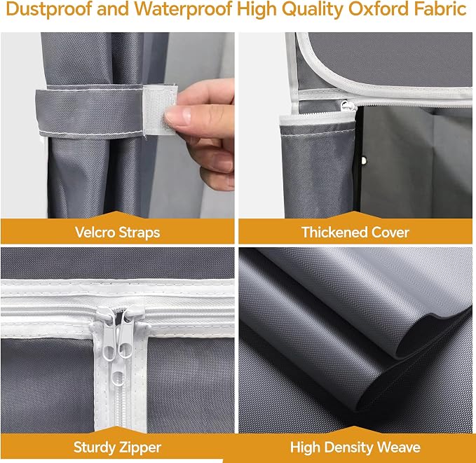 Black Rack with Grey Cover