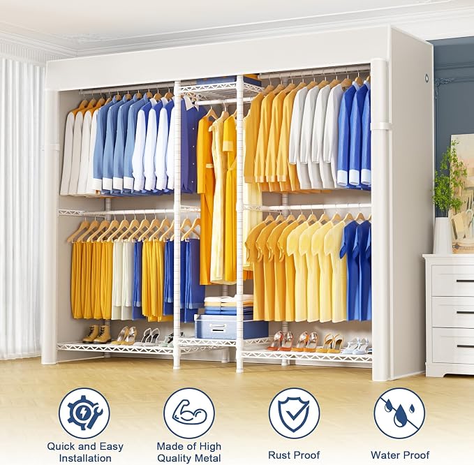 White Rack With White Cover