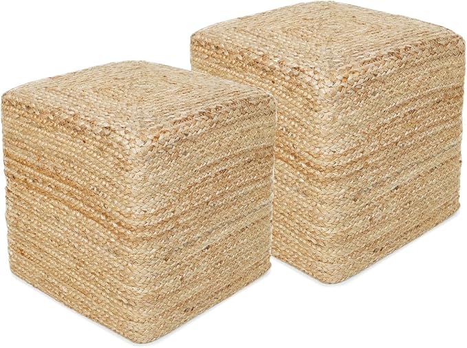 Cube Classic Jute Natural - Two Pack