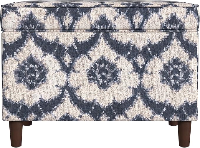 Blue Medallion Print