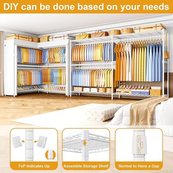 White Rack with White Cover