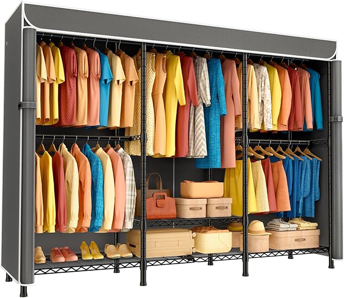 Black Rack With Grey Cover