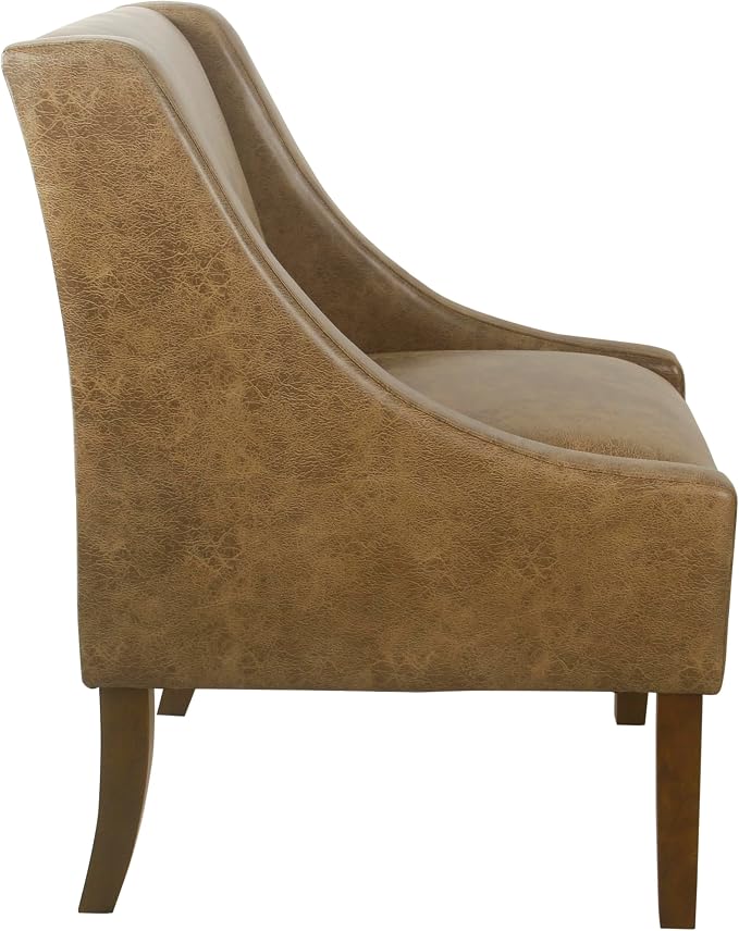 Distressed Brown Faux Leather