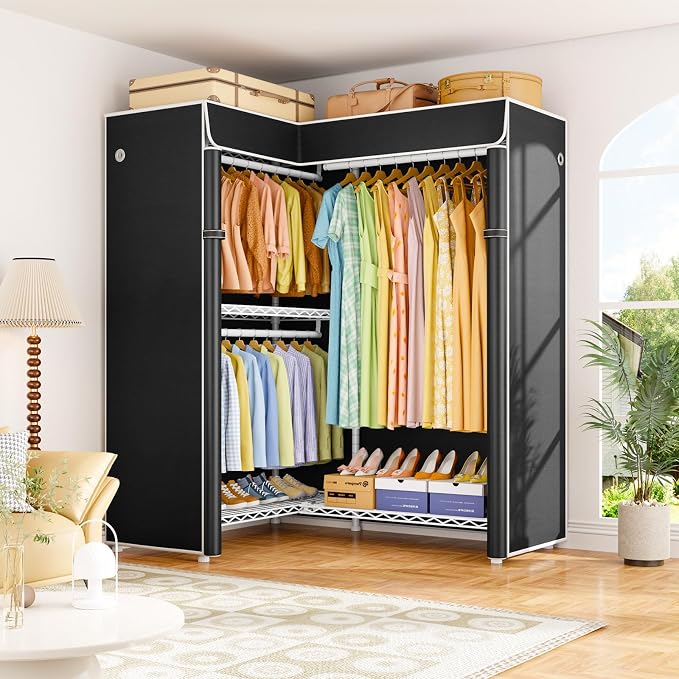 White Rack with Black Cover