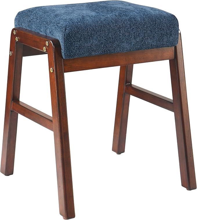 Fabric Blue and Brown