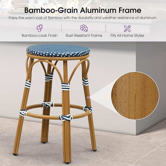 Navy Blue (Bamboo Finish)