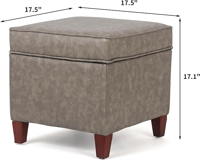 Style1 Faux Leather Grey