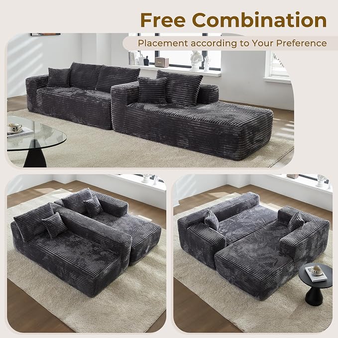 Gray,plush Corduroy