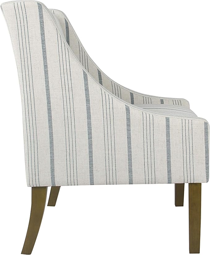 Ivory & Gray Stripe