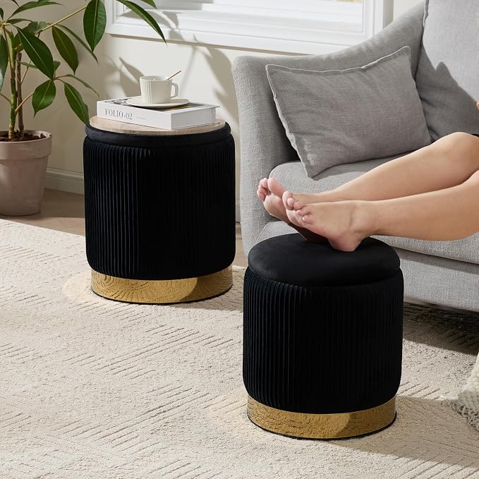 Gold-tone Velvet-black