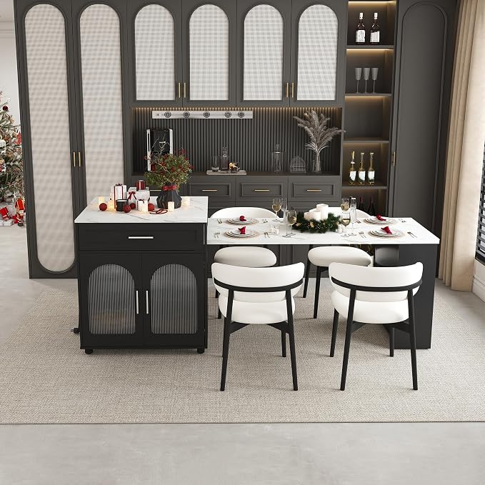 Black+marble-grain Top