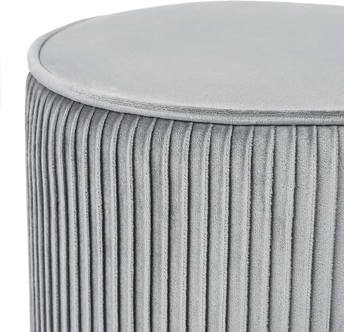 Grey Striped Velvet