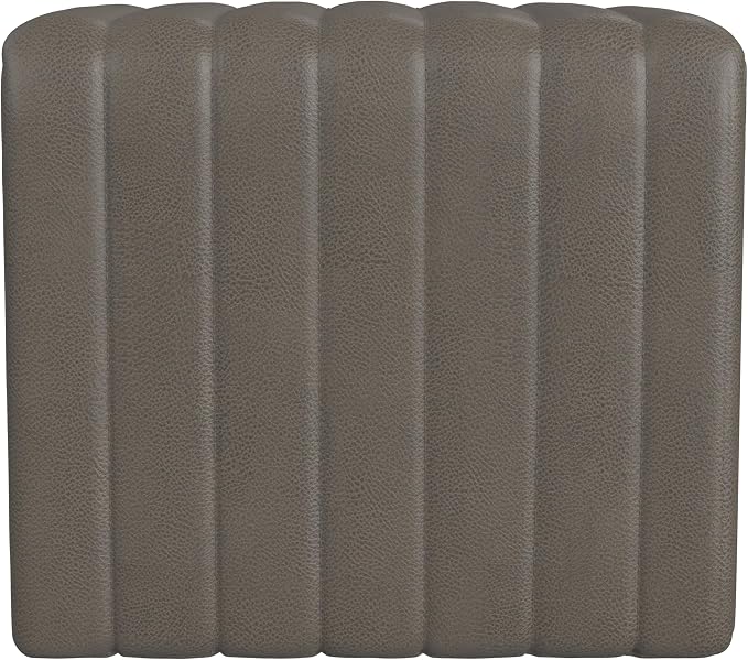 Pewter Gray Faux Leather
