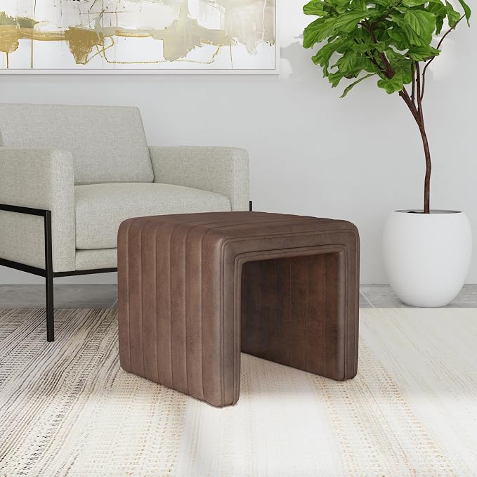 Brown Faux Leather