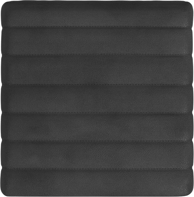 Black Faux Leather