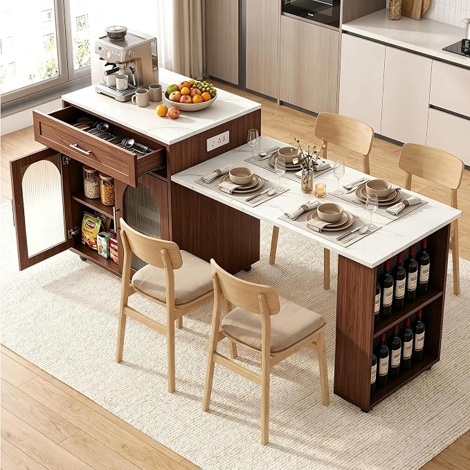 Walnut Faux Marble