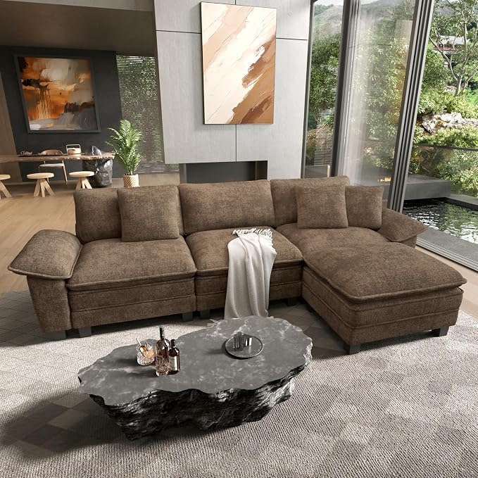 Chenille Grayish Brown