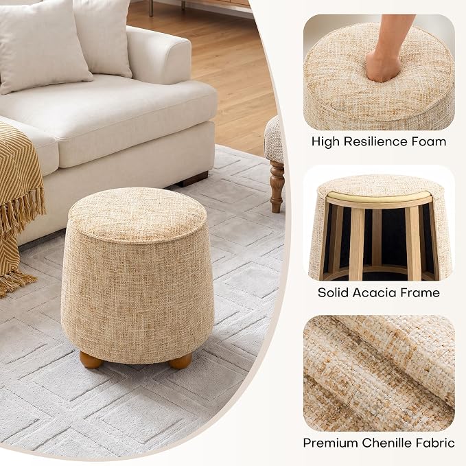 Tapered Round - Beige